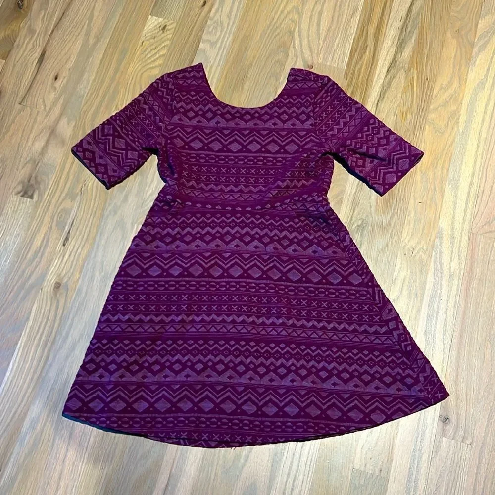 Gymboree Scoop Neck Geometric Dress Size 8